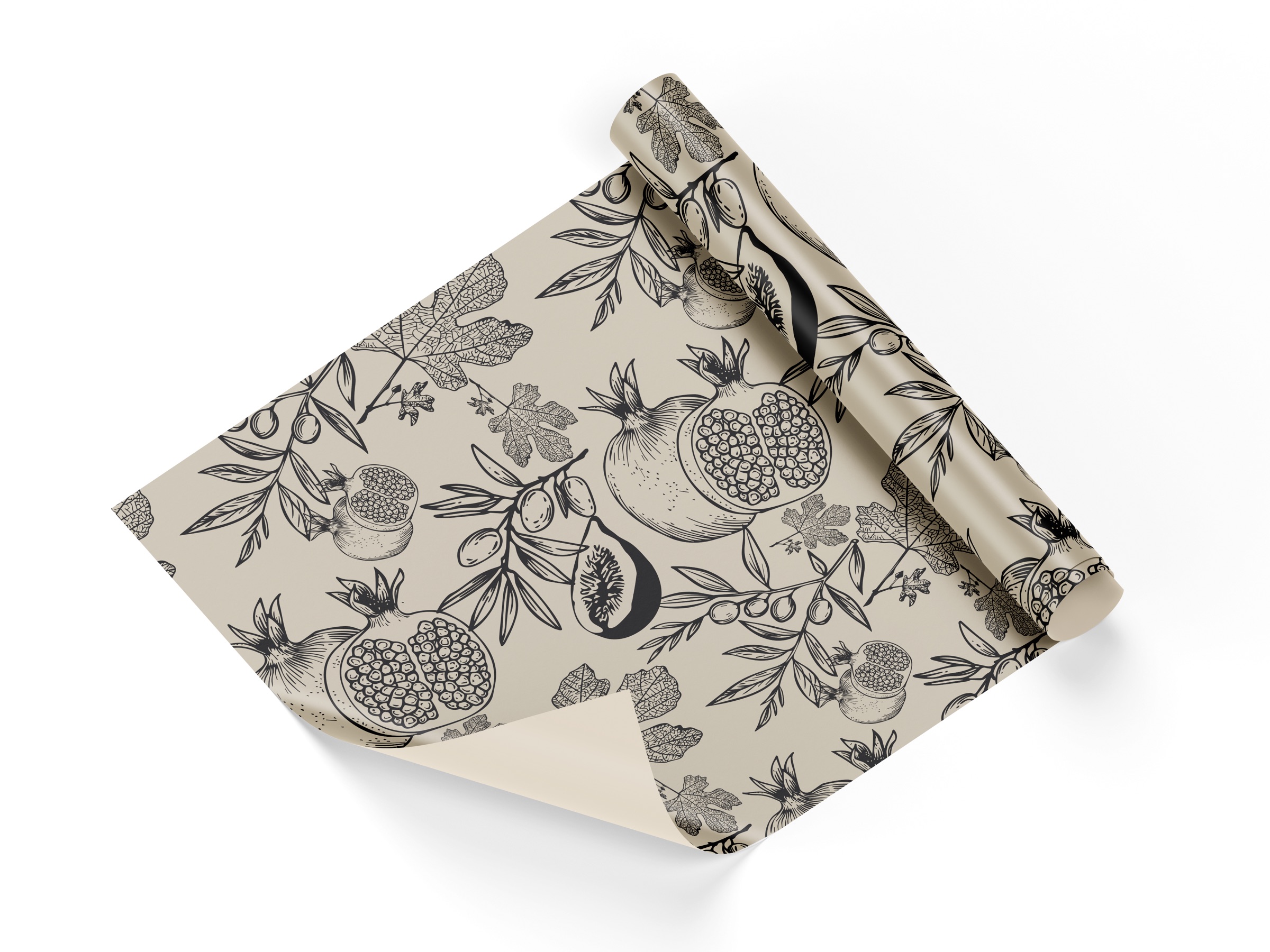 The pattern as wrapping paper